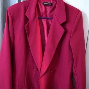 Women's Hot Pink Blazer